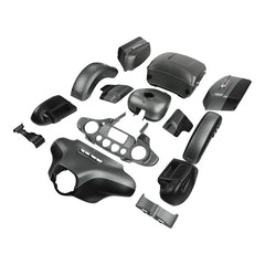 HR3 Charcoal Denim / Black Denim Complete Body Fairing Kit For Harley Ultra Limited FLHTK 14-23