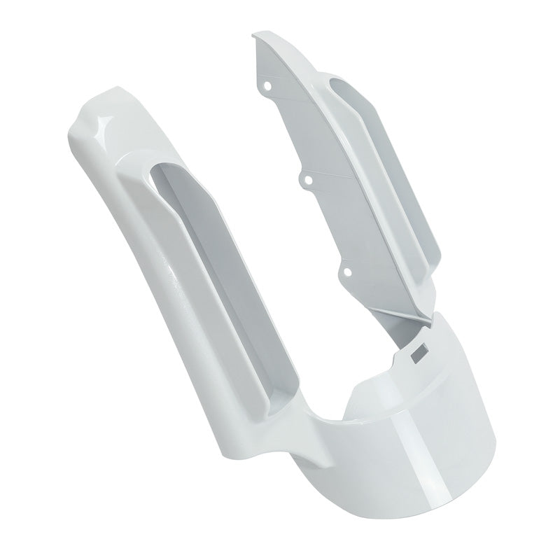 HR3 White Amethyst With Black Licorice Flames CVO STYLE Rear Fender Filler Panel FOR Harley Touring 2014-2023