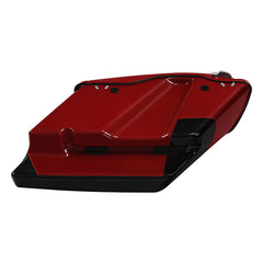 HR3 Billiard Red / Vivid Black 5" Stretched Extended Saddlebags For Harley Touring 2014-2023
