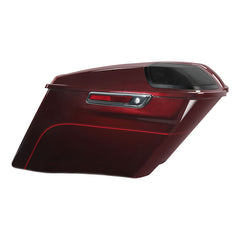HR3 Mysterious Red Sunglo CVO Stretched Saddlebags with Speaker Lids For 14-23 Harley Touring
