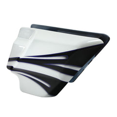 HR3 White Amethyst With Black Licorice Flames Side Covers 2016 CVO STREET GLIDE (FLHXSE )