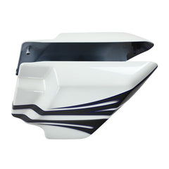 HR3 White Amethyst With Black Licorice Flames Side Covers 2016 CVO STREET GLIDE (FLHXSE )