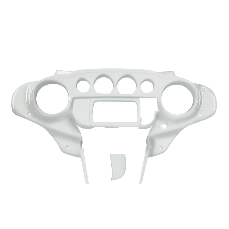 HR3 White Amethyst With Black Licorice Flames Batwing Front  Inner Fairing 2016 CVO STREET GLIDE (FLHXSE )