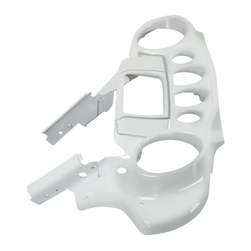 HR3 White Amethyst With Black Licorice Flames Batwing Front  Inner Fairing 2016 CVO STREET GLIDE (FLHXSE )