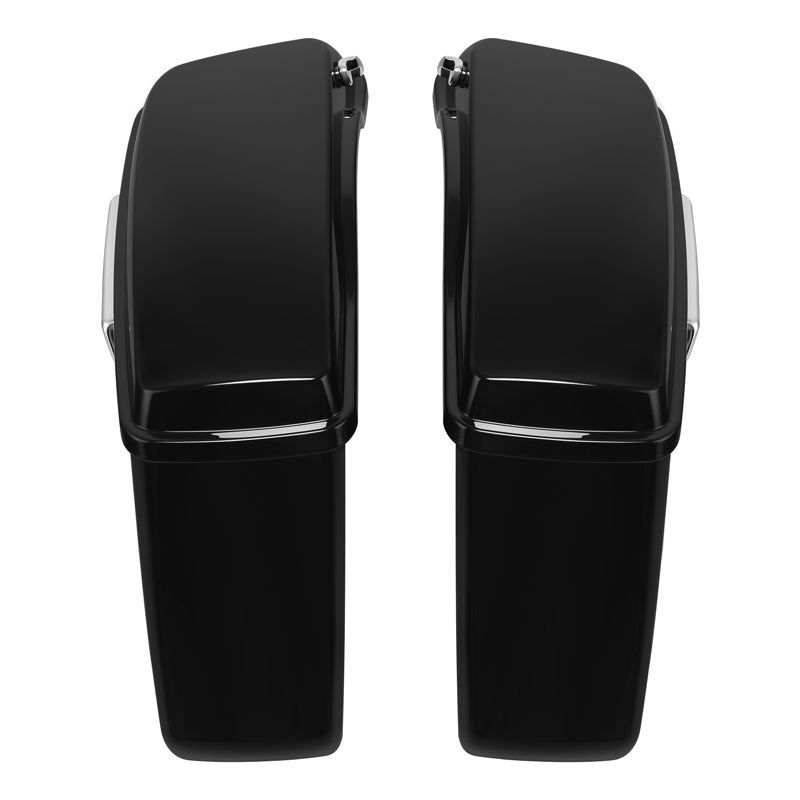 HR3 Sunset Orange / Sunset Black Fade Hard Saddlebags (Regular) For 14-23 Harley Touring