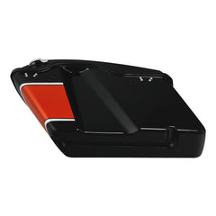 HR3 Sunset Orange / Sunset Black Fade Hard Saddlebags (Regular) For 14-23 Harley Touring