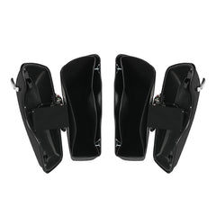 HR3 Sunset Orange / Sunset Black Fade Hard Saddlebags (Regular) For 14-23 Harley Touring
