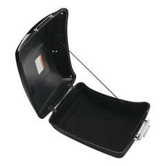 HR3 Sunset Orange / Sunset Black Fade King Size Touring Trunk Luggage with Speaker Cut Out For 14-24 Harley Tourings