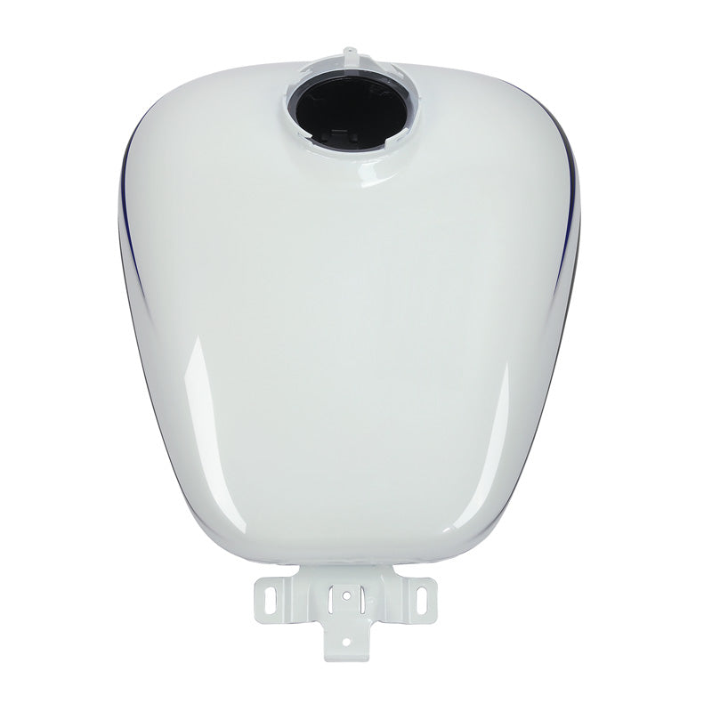 HR3 White Amethyst With Black Licorice Flames Fuel Gas Tank For 2008-2023 Harley Touring Models
