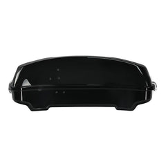 HR3 White Amethyst With Black Licorice Flames 5.5" Razor Style Touring Trunk Luggage For 14-24 Touring