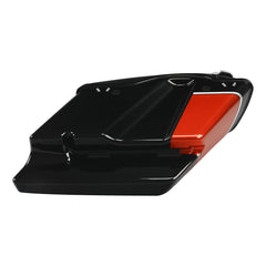 HR3 Sunset Orange / Sunset Black Fade 5" Stretched Extended Saddlebags For Harley Touring 2014-2023