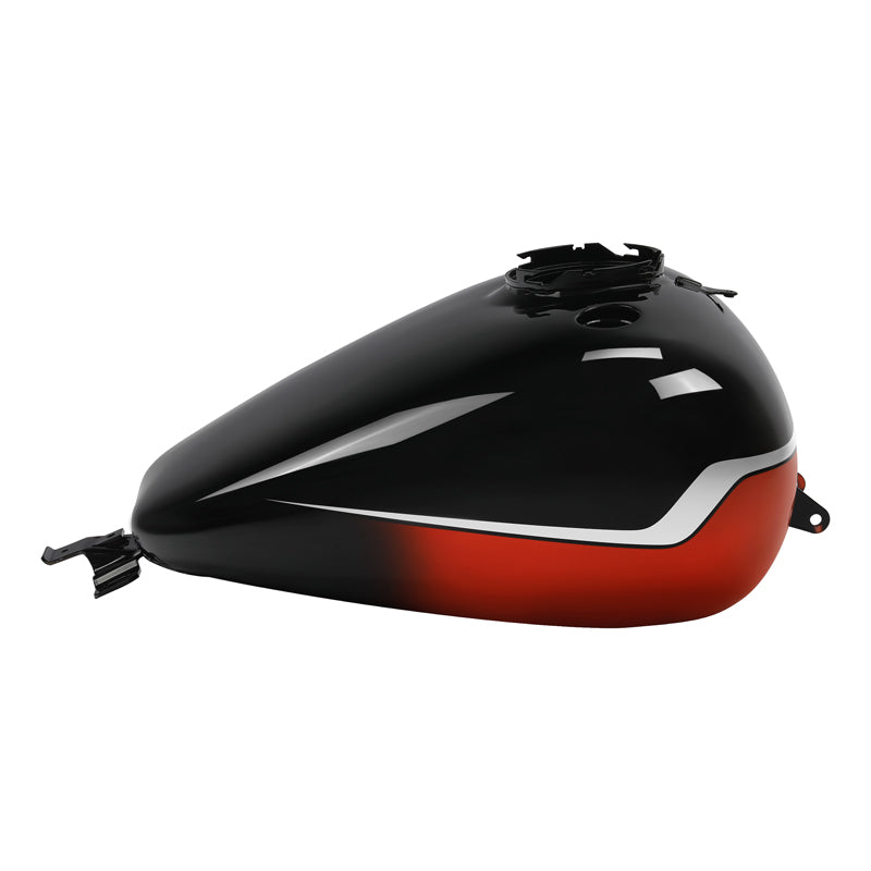 HR3 Sunset Orange / Sunset Black Fade CVO Fuel Gas Tank For 2008-2023 Harley Touring CVO Models
