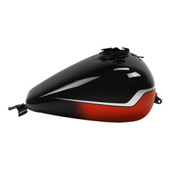 HR3 Sunset Orange / Sunset Black Fade CVO Fuel Gas Tank For 2008-2023 Harley Touring CVO Models