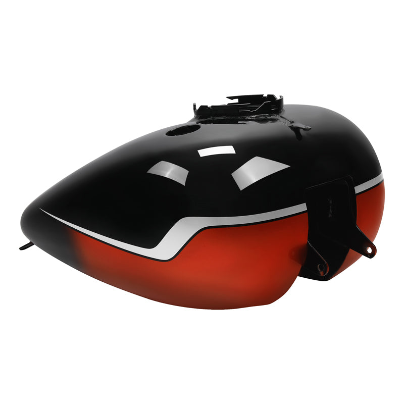 HR3 Sunset Orange / Sunset Black Fade CVO Fuel Gas Tank For 2008-2023 Harley Touring CVO Models