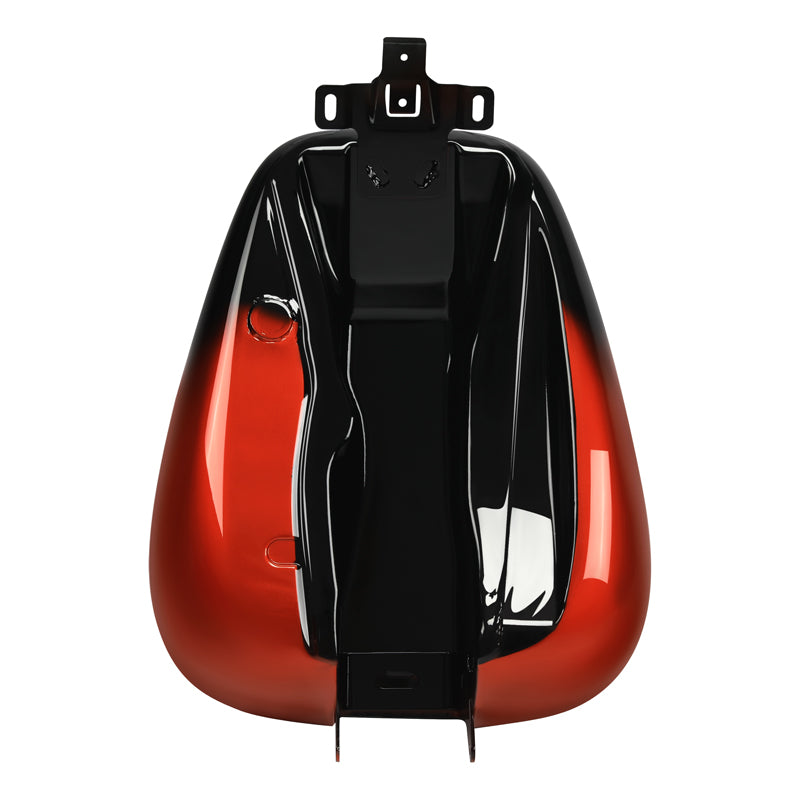 HR3 Sunset Orange / Sunset Black Fade CVO Fuel Gas Tank For 2008-2023 Harley Touring CVO Models