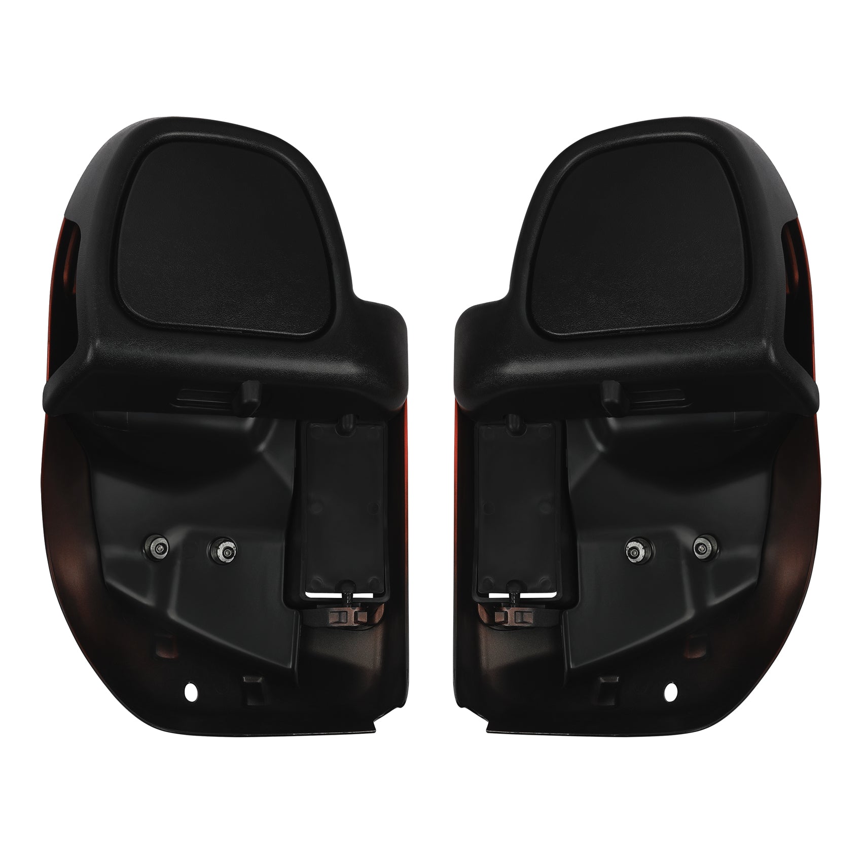 HR3 Sunset Orange / Sunset Black Fade Vented Lower Fairing Kit FOR Harley Touring Models 2014-2023 (Fits water cooled models)