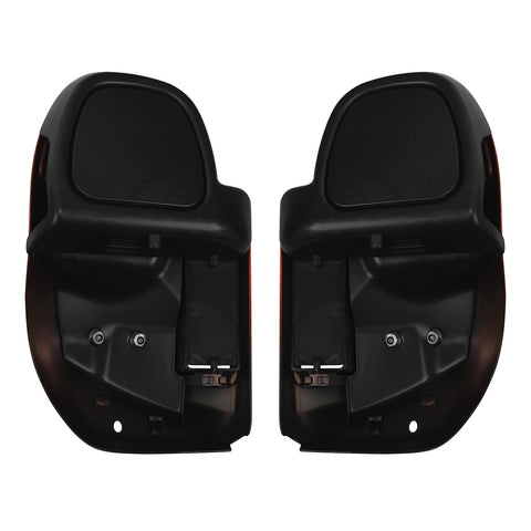 HR3 Sunset Orange / Sunset Black Fade Vented Lower Fairing Kit FOR Harley Touring Models 2014-2023 (Fits water cooled models)