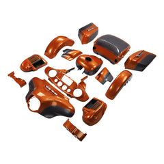 HR3 Amber Whiskey / Charcoal Pearl Complete Body Fairing Kit For Harley Ultra Limited FLHTK 14-23