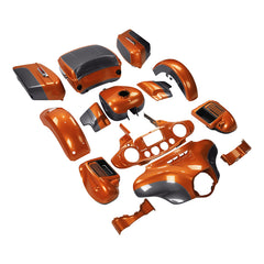 HR3 Amber Whiskey / Charcoal Pearl Complete Body Fairing Kit For Harley Ultra Limited FLHTK 14-23