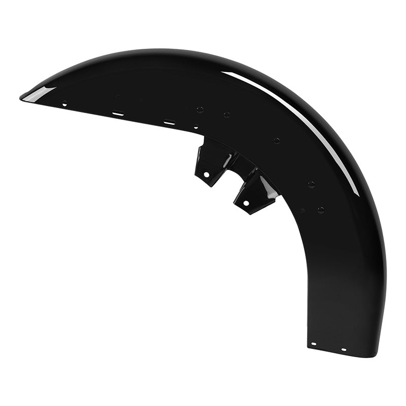 Painted Glossy Black Front Fender Fit For Harley Touring Glide Painted Glossy Black Front Fender Fit For Harley Touring Glide