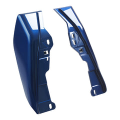 HR3 Superior Blue Mid-Frame Air Deflectors For Harley Touring and Trike Models 09-24