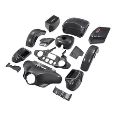 HR3 Gauntlet Gray Metallic Complete Body Fairing Kit For Harley Ultra Limited FLHTK 14-23