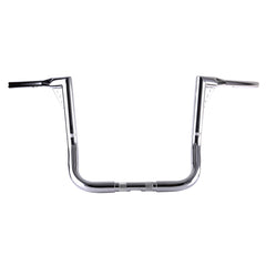 Santee 1-1/2" Fat 14" Rise Handlebar Gloss Black Chrome Fit For Harley Street Electra Glide FL