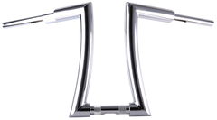 Santee Gloss Black Chrome 2" 16” Rise Borrachos Handlebar Fit For Harley Road King Sportster
