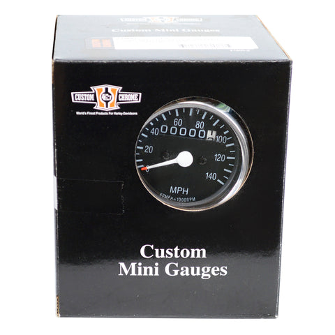 Custom Chrome Mini Speedometer with 1:1 Ratio 140 MPH Fit For Harley FX FXS FL FLH 1968-1983