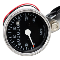 Custom Chrome Mini Speedometer with 1:1 Ratio 140 MPH Fit For Harley FX FXS FL FLH 1968-1983