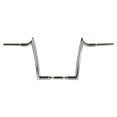 Santee 1-1/4" Fat 14" Rise Handlebar Gloss Black Chrome Fit For Harley Big Twin Sportster FLHR