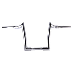 Santee 1-1/2" Fat 14" Rise Handlebar Gloss Black Chrome Fit For Harley Big Twin Sportster FLHR