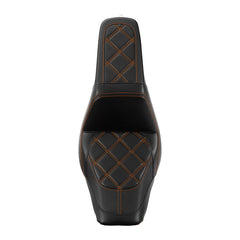 C.C. RIDER Softail Step Up Seat 2 Up Seat Diamond Stitching For Softail Street Bob FXBB Standard FXST Models 2018-2025