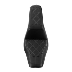 C.C. RIDER Softail Step Up Seat 2 Up Seat Diamond Stitching For Softail Street Bob FXBB Standard FXST Models 2018-2025