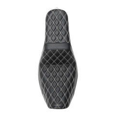 C.C. RIDER Dyna Step Up Seat 2 up Seat Diamond Stitching For Dyna Low Rider Fat Bob FXD/FXDWG, 2006-2017