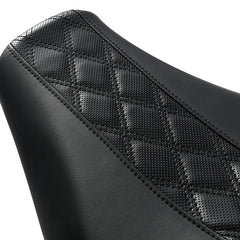 C.C. RIDER Softail Step Up Seat 2 up Seat Lattice Stitching For Softail Standard Street Bob FXBB Standard FXST, 2018-2025