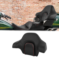 C.C. RIDER King Passenger Backrest King Touring Trunk Backrest Boosted For Touring Road Glide Electra Glide Street Glide Road King, 2014-2025