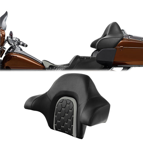 C.C. RIDER King Passenger Backrest King Touring Trunk Trunk Backrest For Touring Street Glide Road King Road Glide Electra Glide, 2014-2025
