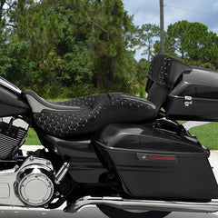 C.C. RIDER Razor Chopped Pack Trunk Backrest Passenger Backrest Pad For Harley Touring CVO Road Glide Electra Glide Road King, 2014-2025