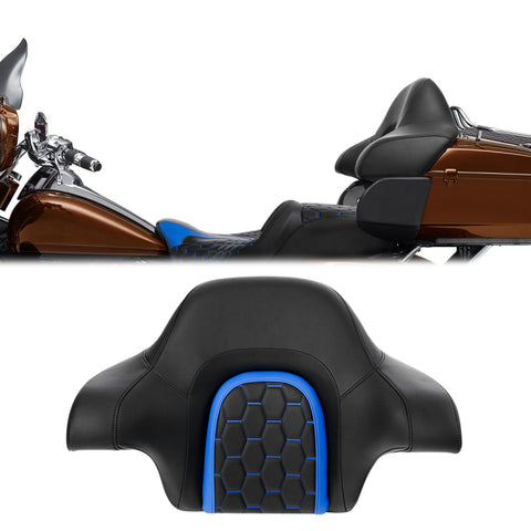 C.C. RIDER King Passenger Backrest King Touring Trunk Trunk Backrest For Touring Road King Road Glide Electra Glide Street Glide, 2014-2025