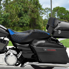 C.C. RIDER Razor Chopped Pack Trunk Backrest Passenger Backrest Pad For Harley Touring CVO Road Glide Electra Glide Road King, 2014-2025