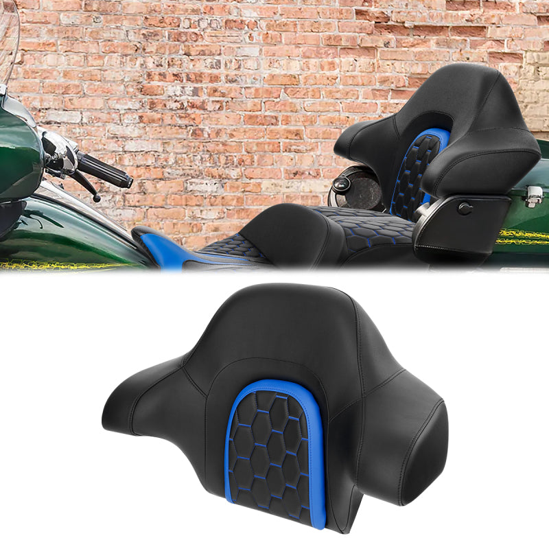 C.C. RIDER King Passenger Backrest King Touring Trunk Trunk Backrest For Touring Road King Road Glide Electra Glide Street Glide, 2014-2025