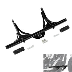 CUSTOM CHROME Front Highway Footpegs Engine Guard Crash Bar Fit For Harley Dyna '06-'17