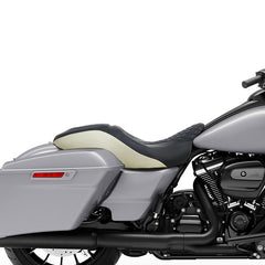 C.C. RIDER Touring Seat 2 up Seat Driver Passenger Seat Drifter For Harley Touring Street Glide Road Glide Electra Glide, 2008-2023