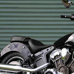 C.C. RIDER Indian Scout 2 Piece 2 Up Seat Driver Passenger Seat  With Backrest For Indian Scout Sixty 100th Aniversary Scout ABS, 2015-2024