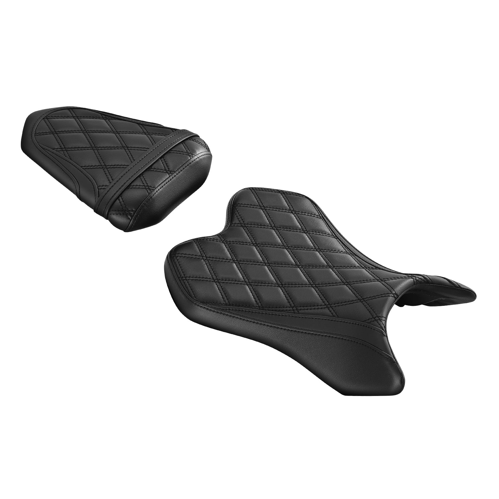 C.C. RIDER Black StitchingYZF R1 Front And Rear Seat For YAMAHA YZFR1 2007-2008