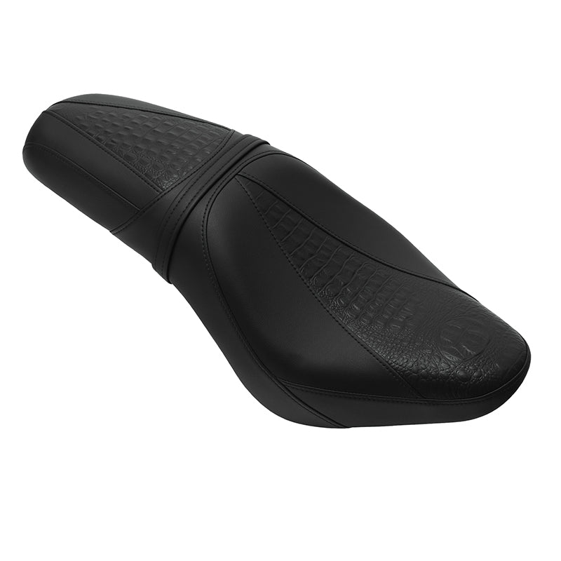 C.C. RIDER Honda Rebel 300 CMX300 Front And Rear Seat Black Alligator Pattern, 2017-2024