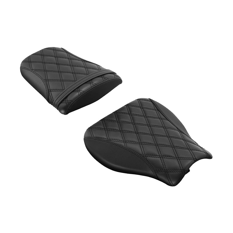 C.C. RIDER CBR600RR Two Piece Seat Black Diamond For Honda CBR600RR, 2007-2025