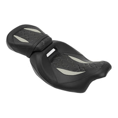 Gel Seat C.C. RIDER Touring Seat Low Profile Driver Passenger Seat For Road King Road Glide Street Glide, 2009-2023