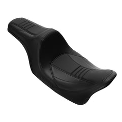 C.C. RIDER Touring Seat 2 Up Seat Driver Passenger Seat Extended Reach Tall Boy Seat Carbon Fiber Pattern, 2009-2023